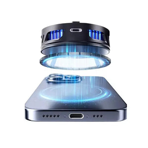 2024 NEW SL18 Mobile Phone Magnetic/ Back-Clip 2 In 1 Semiconductor Radiator with RGB Light for IOS Android PUBG LOL Game Cooler