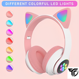 kitti headphones with RGB lights Wireless Over-Ear