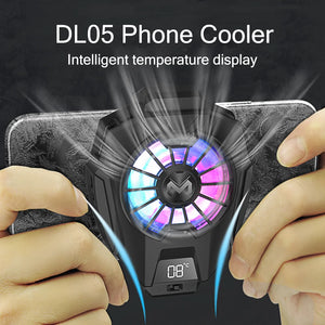 MEMO DL05 Mobile Phone Cooler Cooling Fan Radiator For PUBG Phone Cooler System Cool Heat Sink For Cellphones Tablets