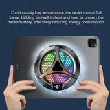 S9 Fan Phone Magnetic Cooler for Dedicated Tablet with Aluminum Laptop Tablet Stand Radiator Peltier Cooler for iPad iPhone Mac